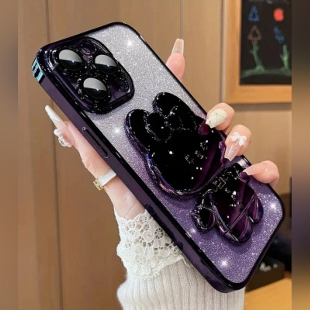 Case For iPhone 15 Pro Dark Purple-SALE